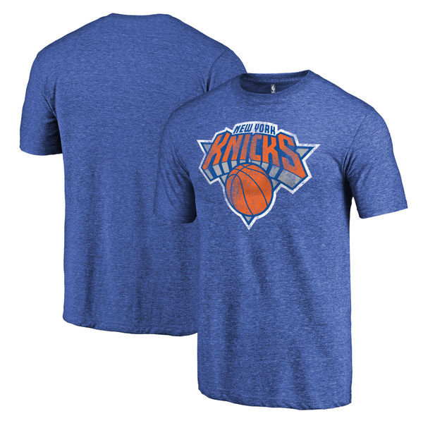 New York Knicks Distressed Team Men's T-Shirt - Click Image to Close